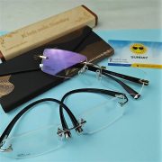 Gọng kính cận khong viền dẻo Sunday V23