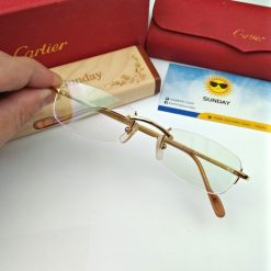 Alternative view of Gọng kính cận khoan bắt ốc vít Cartie V101