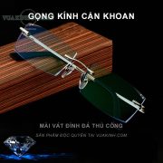 Gọng khoan không viền đính đá VD44