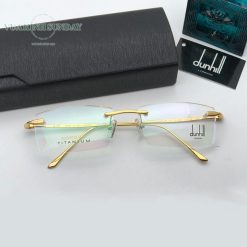 Alternative view of Gọng kính cận titanium mạ vàng dunhill TT13