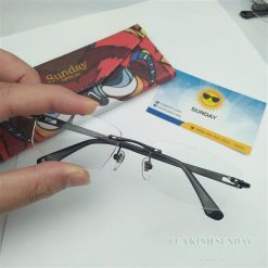 Alternative view of Gọng kính cận titanium sunday TT03