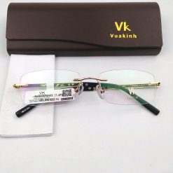 Alternative view of Gọng kính cận không viền càng lõi thạch anh VK-22