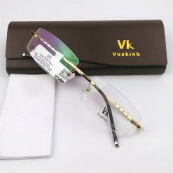 Alternative view of Gọng kính cận không viền càng zic zac VK-20