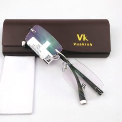 Alternative view of Gọng kính cận không viền càng nhựa dẻo VK-31