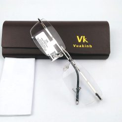 Alternative view of Gọng kính cận không viền phong cách cổ điển VK-32