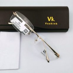 Alternative view of Gọng kính cận không viền càng lá dừa VK-35