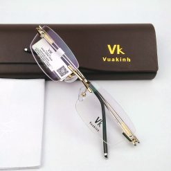 Alternative view of Gọng kính cận không viền càng hộp tứ trụ VK-39