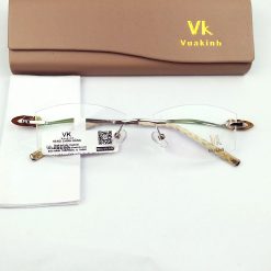 Alternative view of Gọng kính cận không viền càng hoa anh đào VK-5