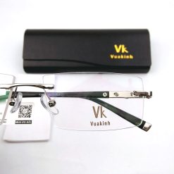 Alternative view of Gọng kính cận không viền càng gẵn đá lục giác VK-41