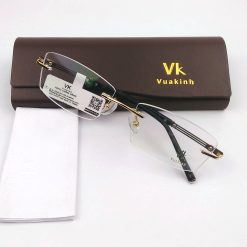 Alternative view of Gọng kính cận không viền càng 3 mảnh VK-15