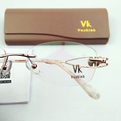 Alternative view of Gọng kính cận không viền gắn kim cương VK-2