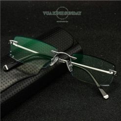 Alternative view of Gọng kính cận khoan titanium VD198