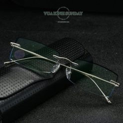 Alternative view of Gọng kính cận khoan titanium VD201