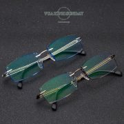 Gọng kính cận không viền khoan càng vuông VD213