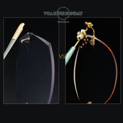 Alternative view of Gọng kính cận khoan titanium nữ VD216