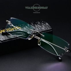 Alternative view of Gọng kính cận khoan titanium VD217