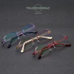 Alternative view of Gọng kính cận khoan titanium VD224