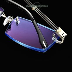 Alternative view of Gọng kính cận khoan titanium cang nan 3 VD231