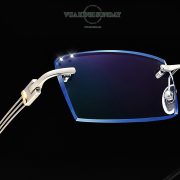 Gọng kính cận khoan titanium cang nan 3 VD231