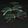 Gọng kính cận khoan không viền nữ VD186