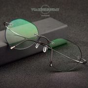 Gọng kính cận khoan titanium VD195