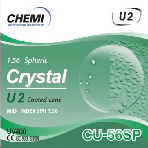 Tròng Chemi 1.56 Crystal U2 coated CU-56SP