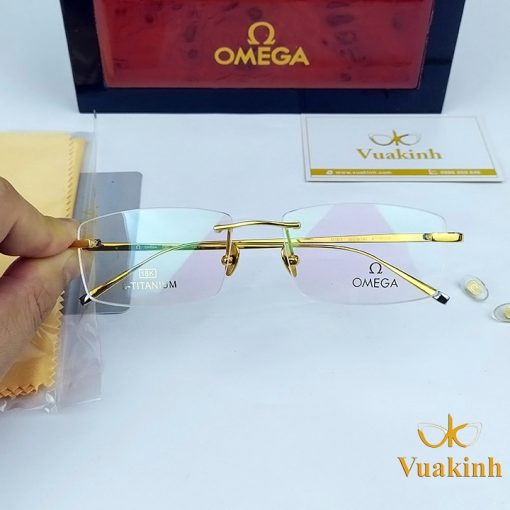 Kính gọng vàng 18k omega TT48