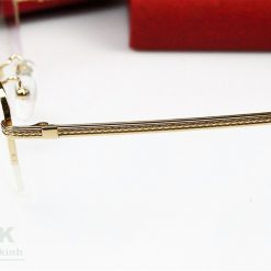 Alternative view of Gọng kính cận nửa viền Titanium Cartier TT69