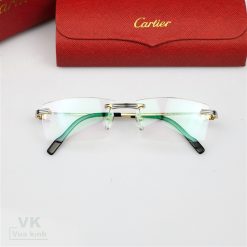 Alternative view of Gọng kính cận khoan Cartier Titanium bánh xe TT66