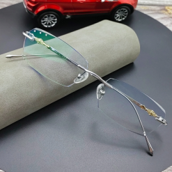 Alternative view of Gọng kính không viền titanium cao cấp V553