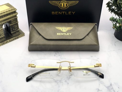 Gọng kính Titanium mạ vàng 18k Bentley TT102