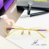 Gọng kính cận Polo George titanium mạ vàng 24k V642