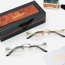 Gọng kính OMEGA titanium mạ vàng 18k V901