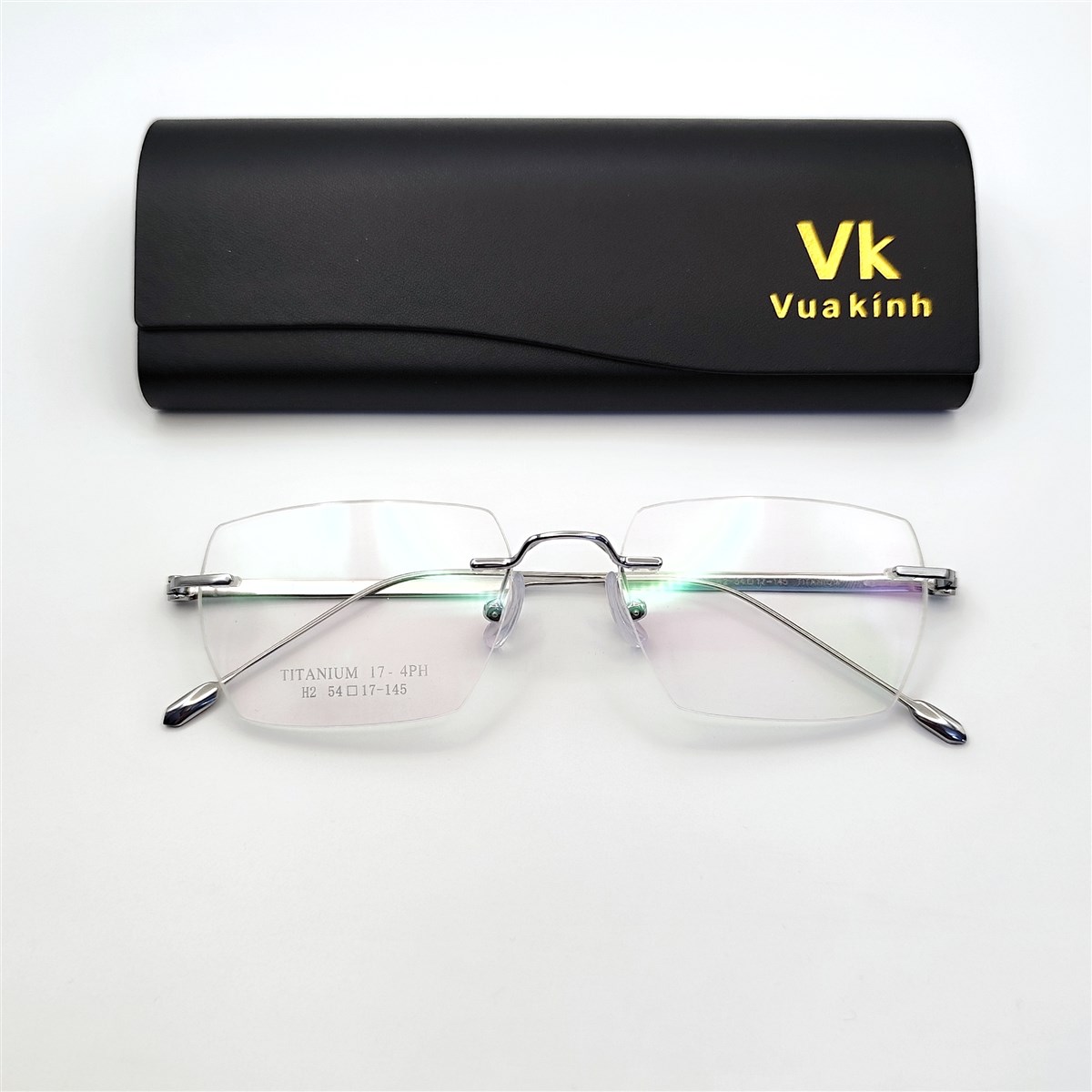 Gọng kính cận không viền titan B06 - Ảnh 2