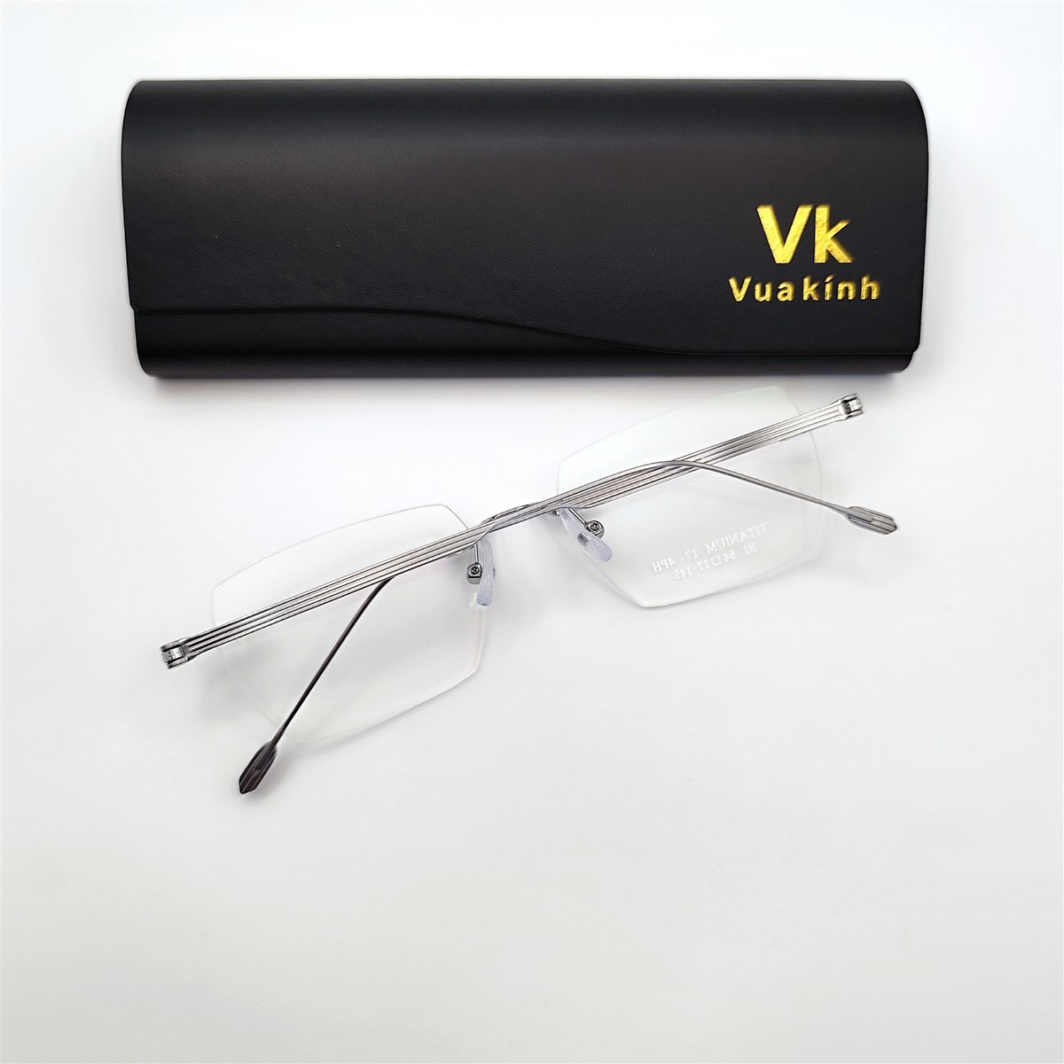 Gọng kính cận không viền titan B06 - Ảnh 6