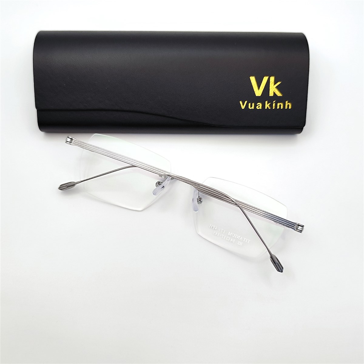 Gọng kính cận không viền titan B06 - Ảnh 7