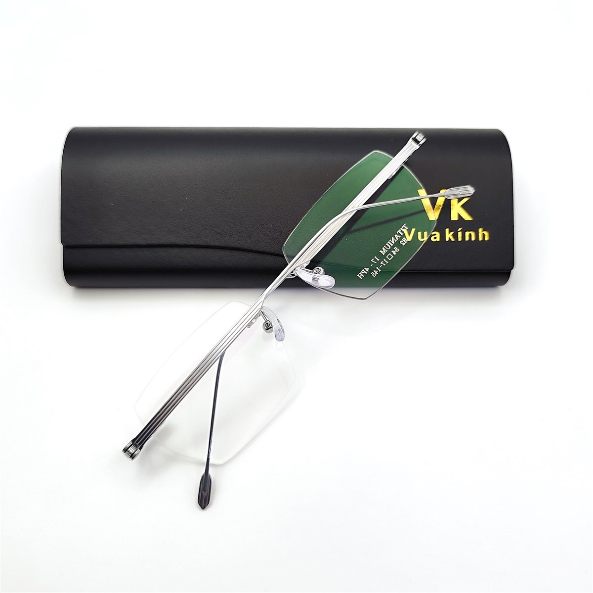 Gọng kính cận không viền titan B06 - Ảnh 8