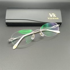 Gọng kính cận không viền Titanium B11