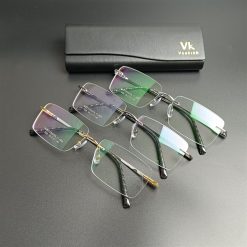 Alternative view of Gọng kính cận khoan không viền B03