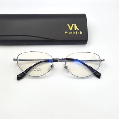 Alternative view of Gọng kính cận mắt mèo titan MM02